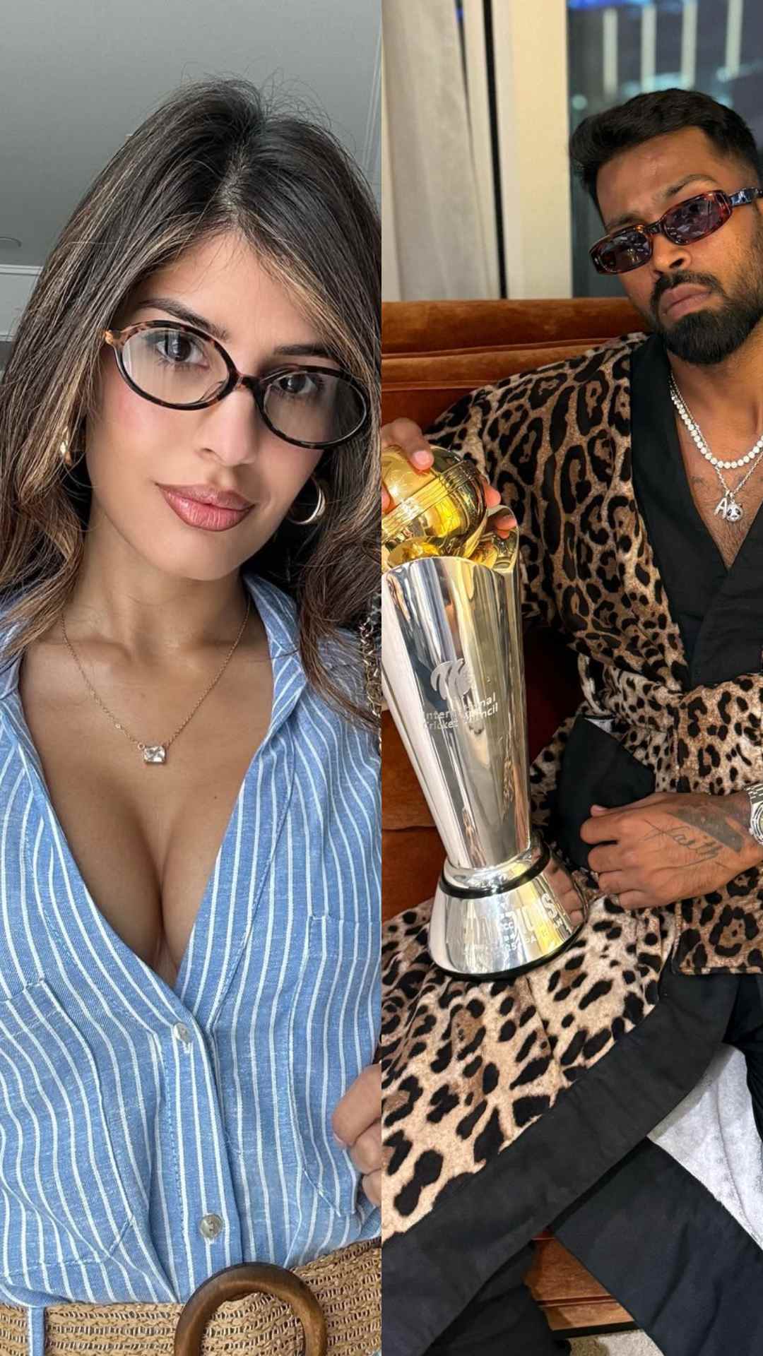Hardik Pandya rumoured girlfriend Jasmin Walia Pics