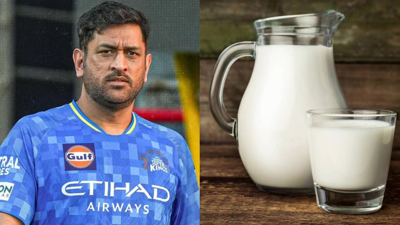 Does MS Dhoni drink 5 litres of milk in a Day amid IPL 2025 he revealed fact