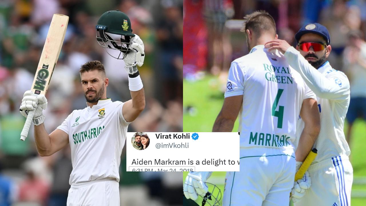Virat Kohli and Aiden Markram