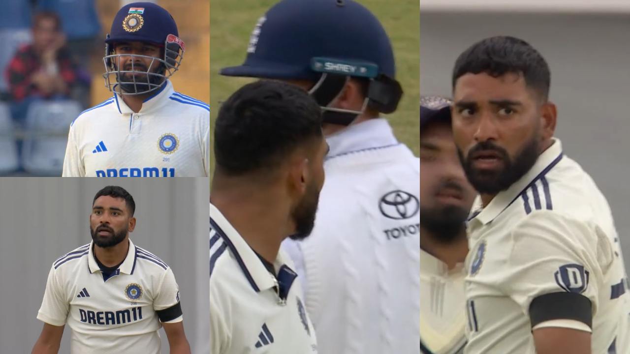 Rishabh Pant challenged Siraj