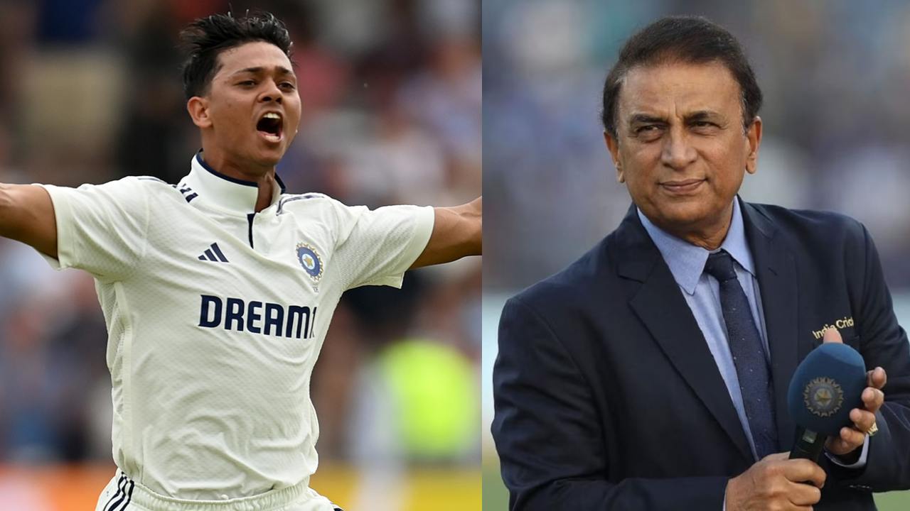 Yashasvi Jaiswal and Sunil Gavaskar