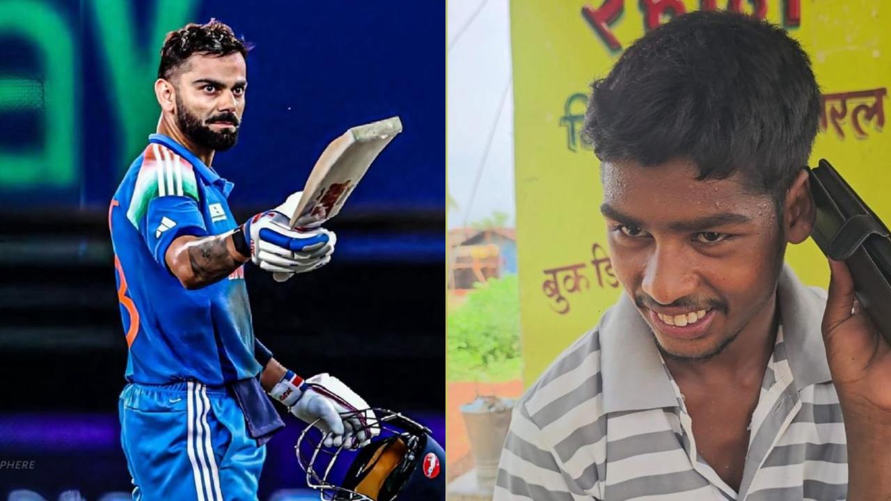 Virat Kohli and Manish Bisi