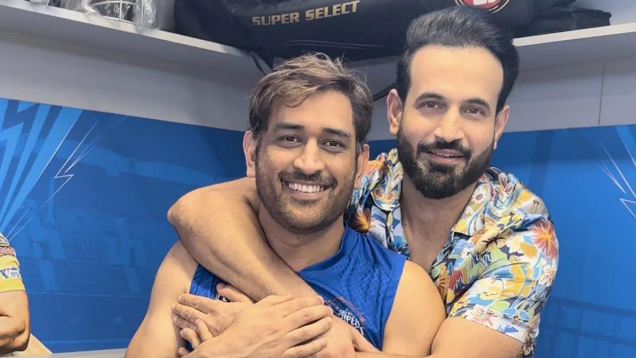 Irfan Pathan and MS Dhoni