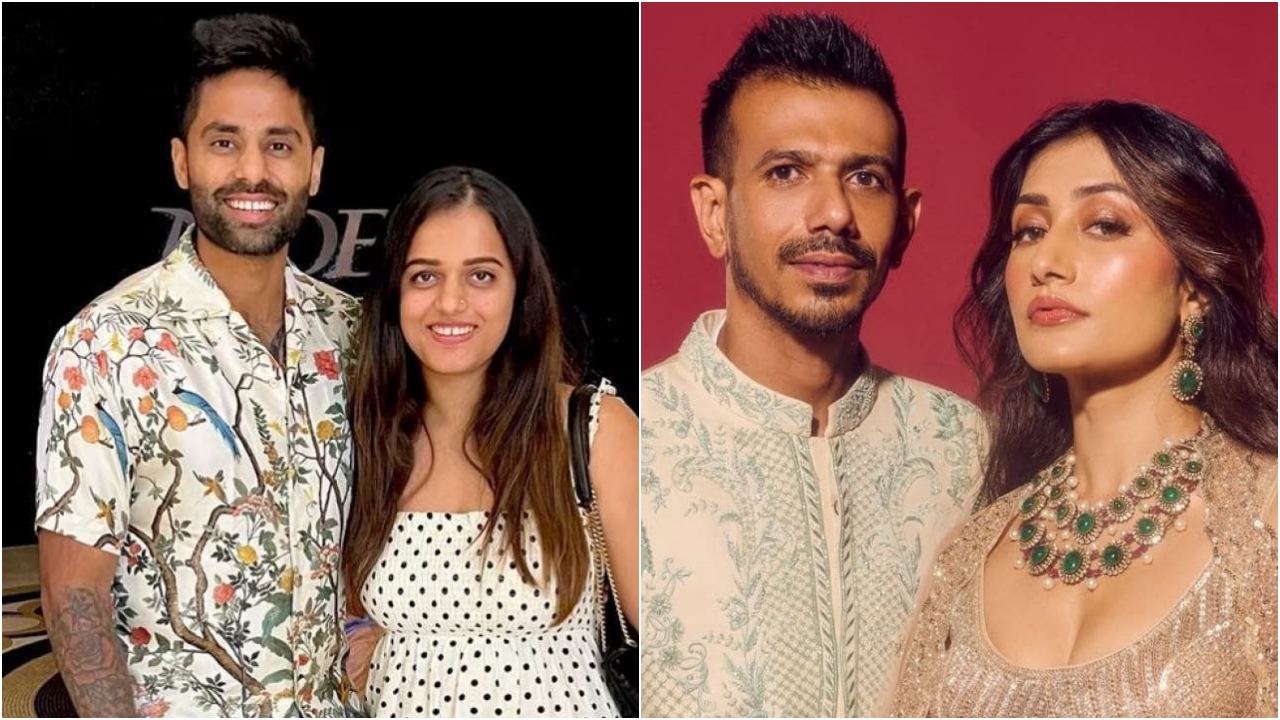 Devisha Shetty Suryakumar Yadav Yuzi Chahal And Dhanashree Verma