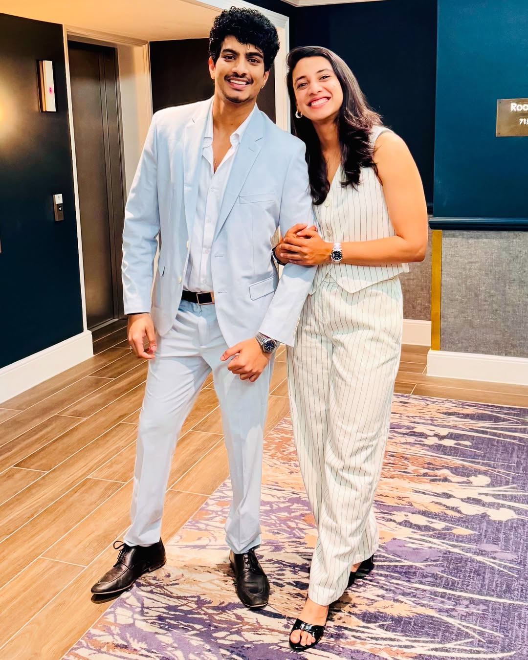 palash muchhal & smriti mandhana