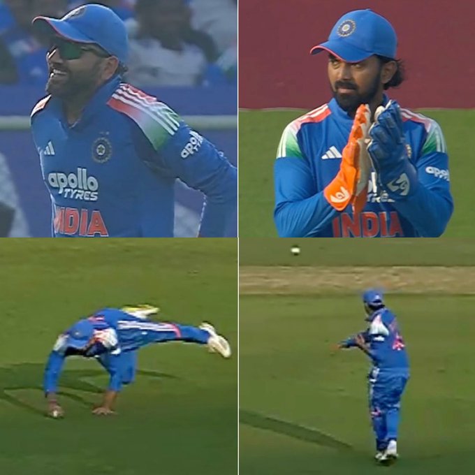 Rohit Sharma Fielding