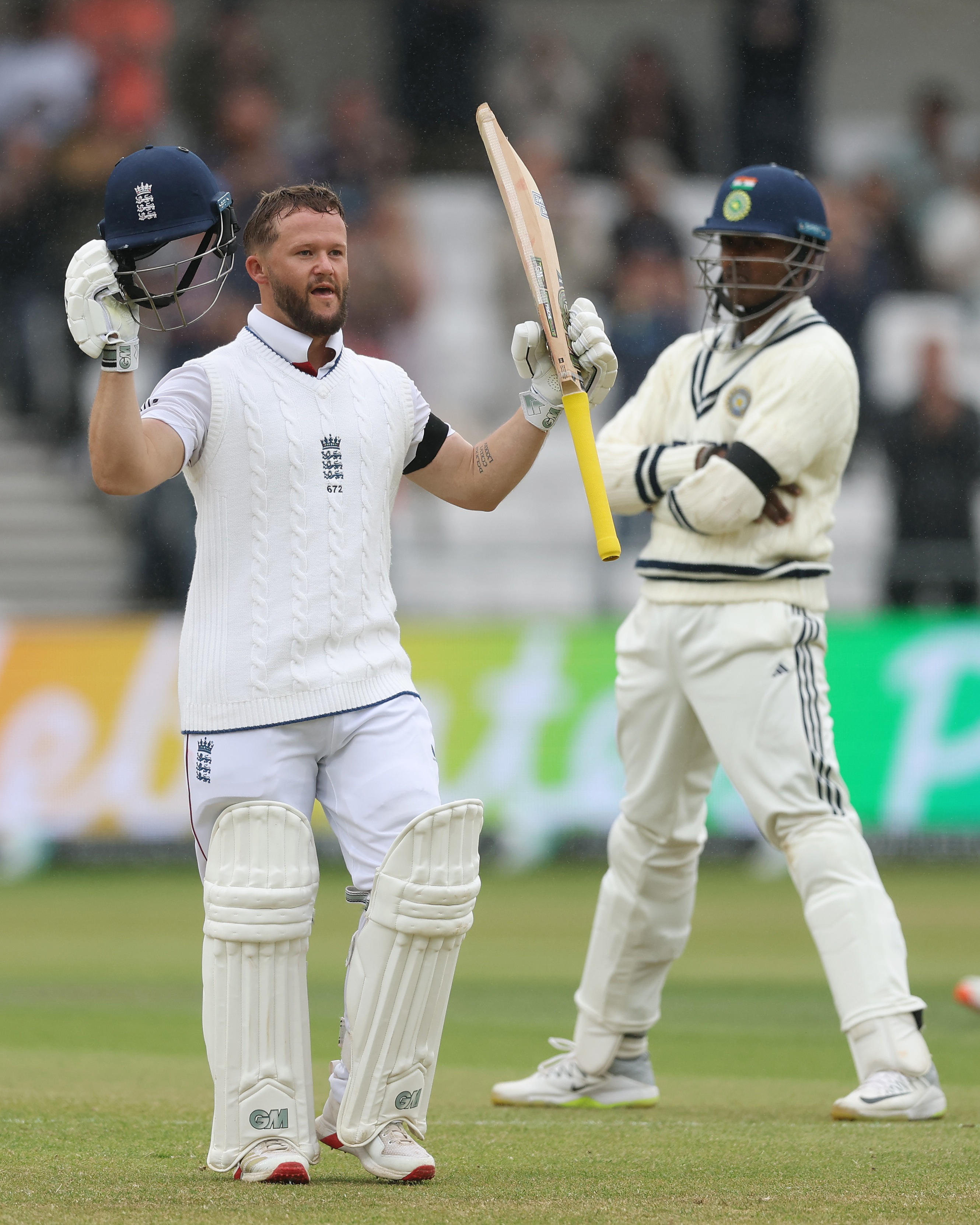 Ben Duckett Century Celebration