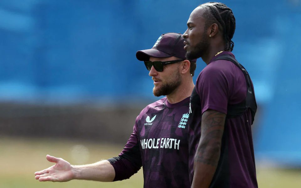 Jofra Archer and Gus Atkinson