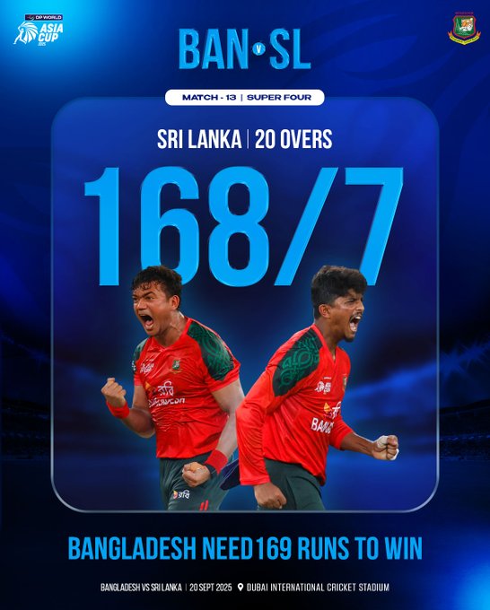 SL Vs BAN Highlights