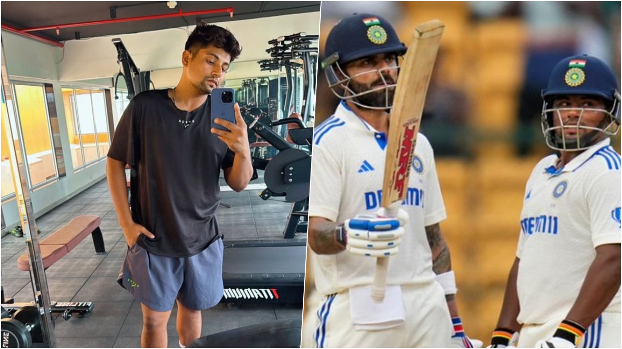 Sarfaraz Khan And Virat Kohli