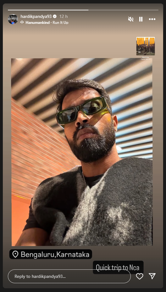 Hardik Pandya at NCA for Fitness test of Suryakumar Yadav for Asia Cup 2025