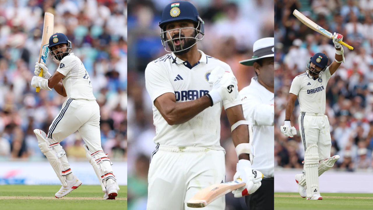 Akash Deep celebrates his fifty