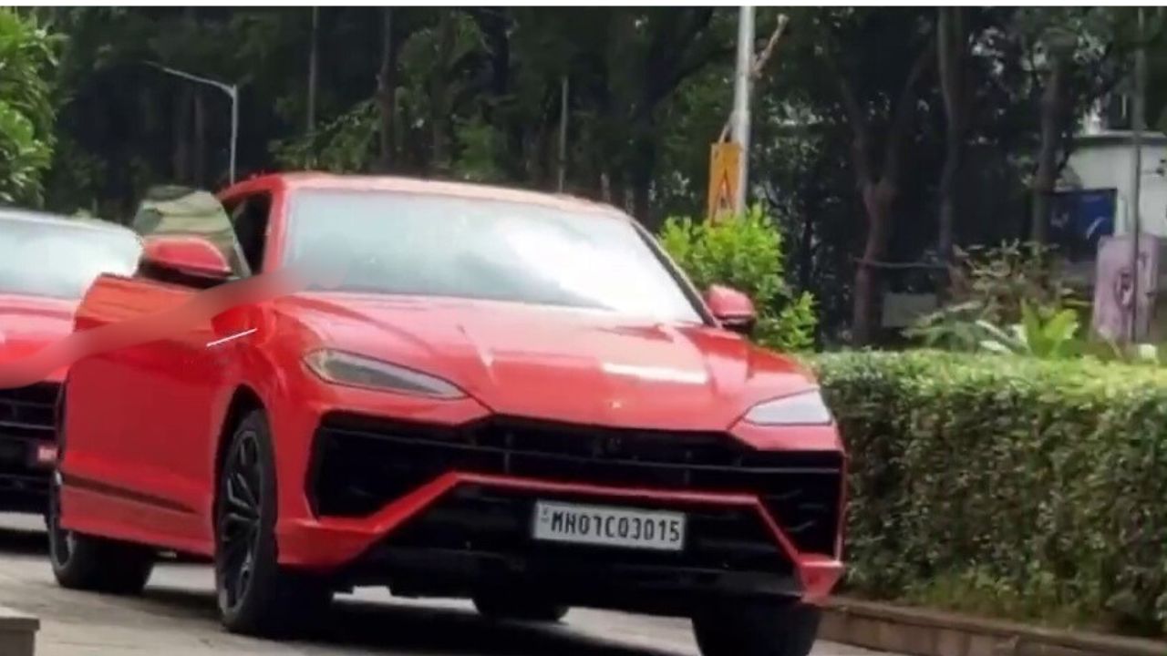Rohit Sharma Drive New Orange Lamborghini: