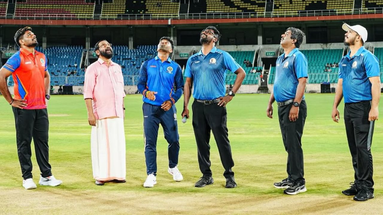 Sanju Samson half century in Exhibition match in KCA Secretary XI vs KCA Presidents XI before Asia Cup 2025 India Squad announcement