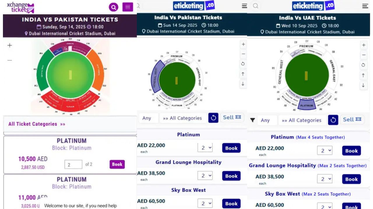 Before official Asia Cup 2025 IND vs PAK ticket price announced black ticket price available in 15 lakh plus
