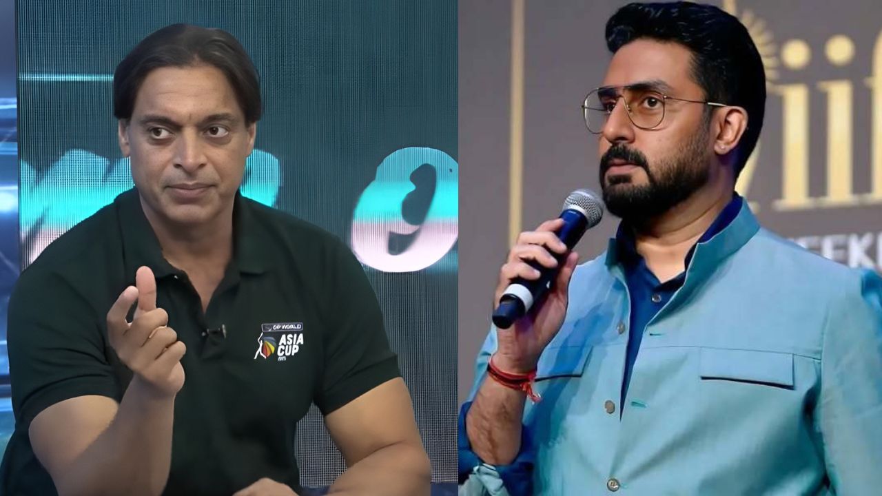 Abhishek Bachchan reply on Shoaib Akhtar comment during Asia Cup 2025 Final IND vs PAK live show discussion