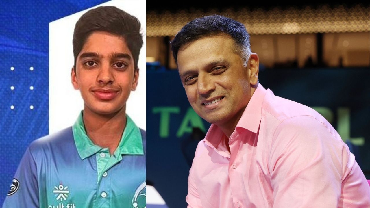 Rahul Dravid son Anvay Dravid Karnataka captain for the Vinoo Mankad Trophy 2025