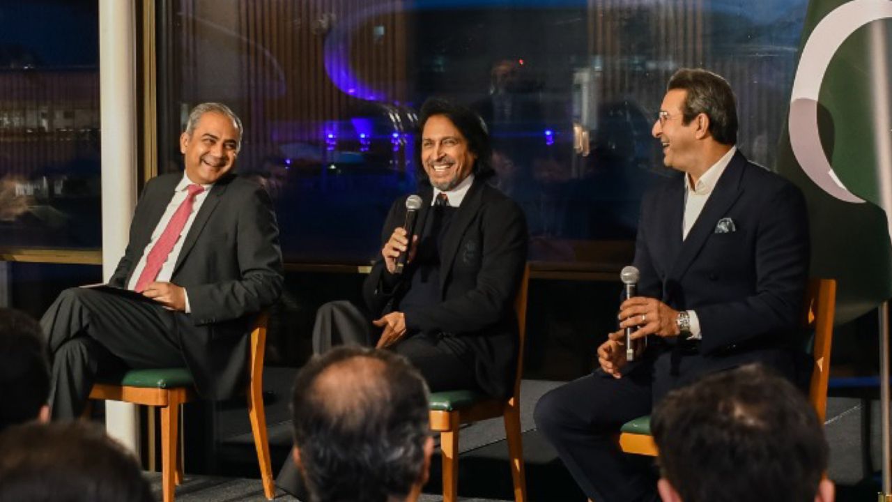 Wasim Akram criticizes IPL on PSL event in front of Babar Azam Mohsin Naqvi