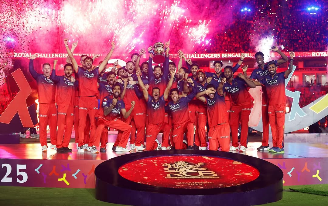 RCB team celebration