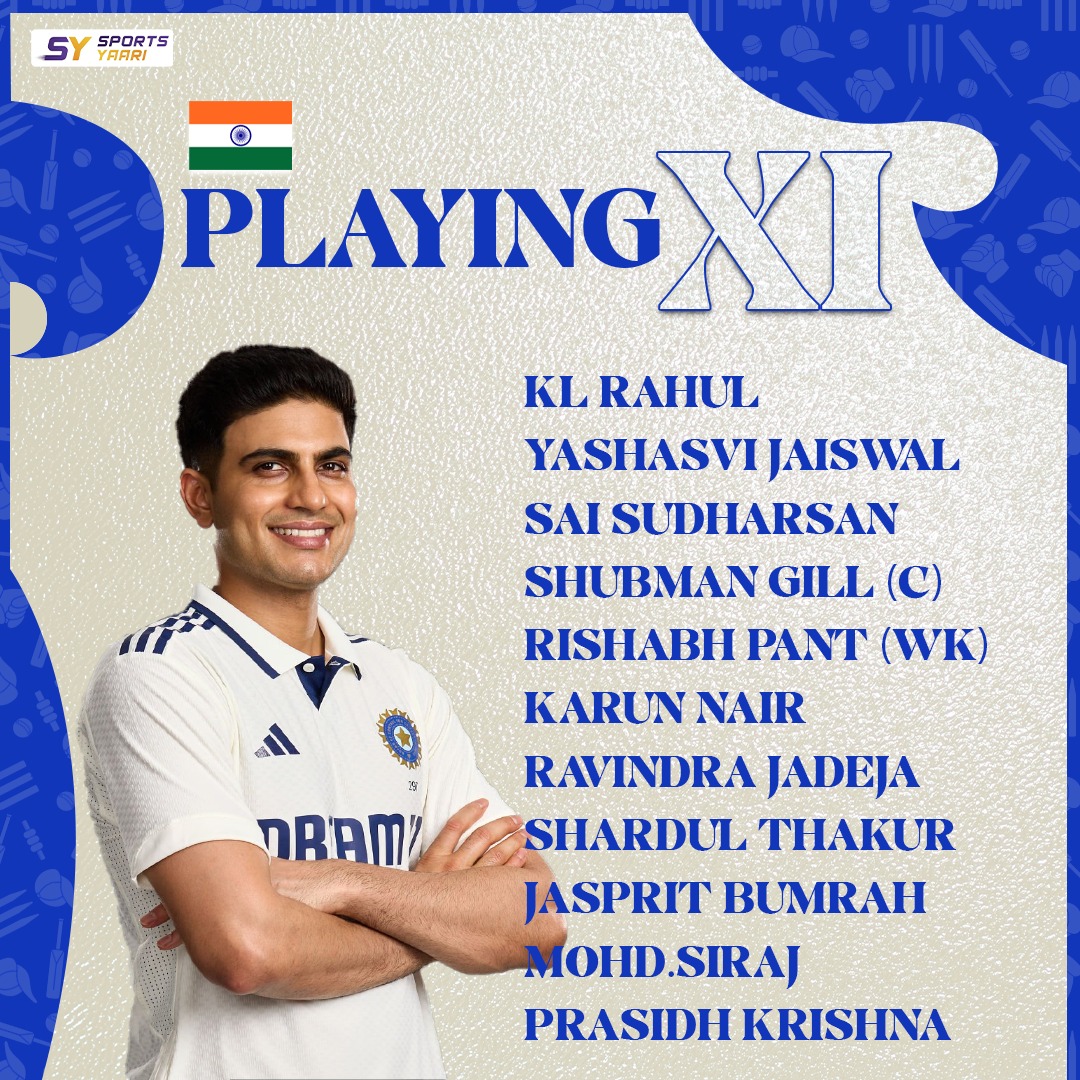 india playing 11 for 1st Test