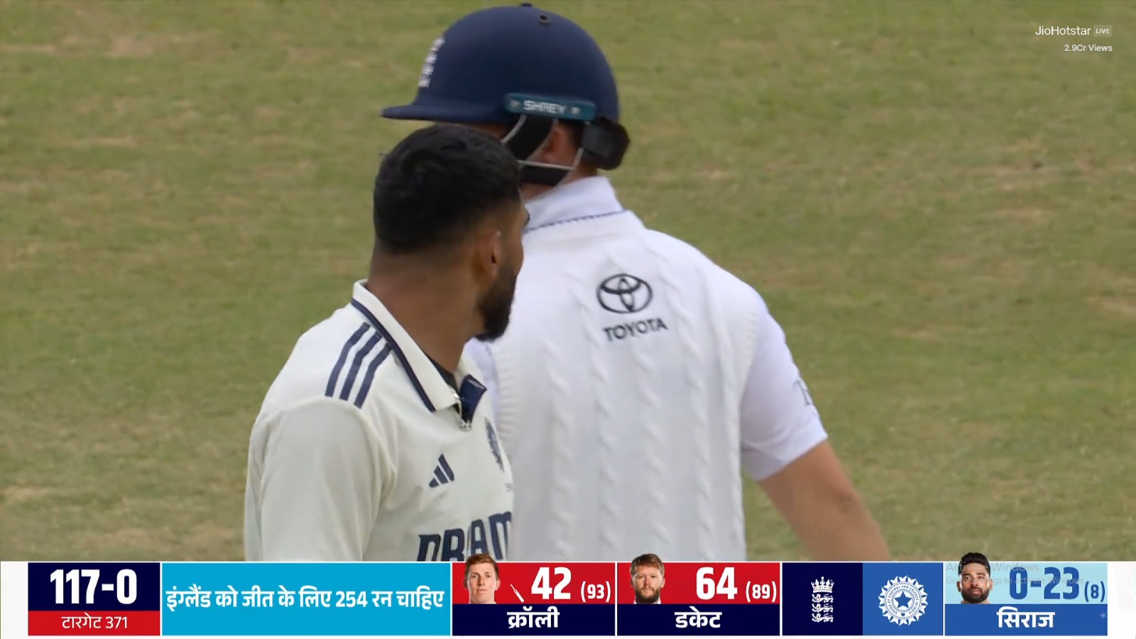 Rishabh Pant challenged Siraj