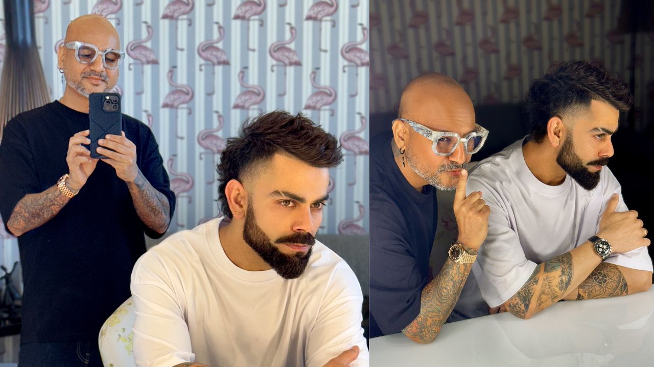Virat Kohli and Aalim Hakim