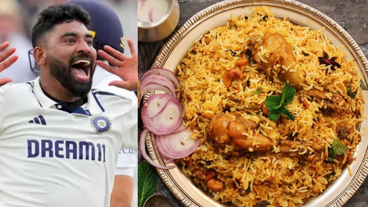 Mohammed Siraj stop eating Biryani for India 