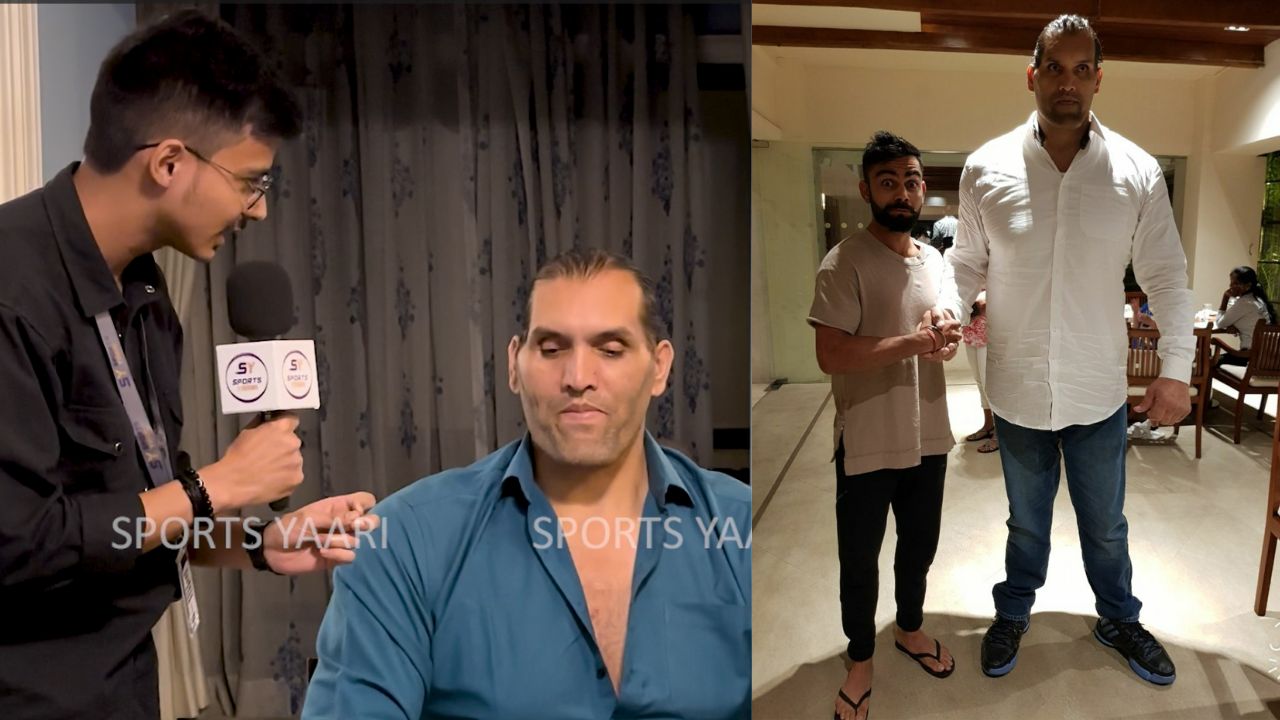 THE GREAT KHALI EXCLUSIVE INTERVIEW and VIRAT KOHLI