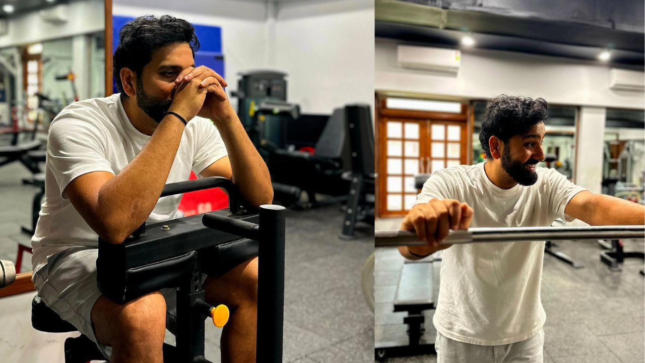 Rohit Sharma Shares Gym Photograph