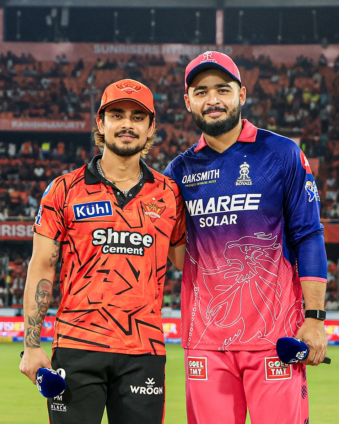 SRH vs RR Playing XI