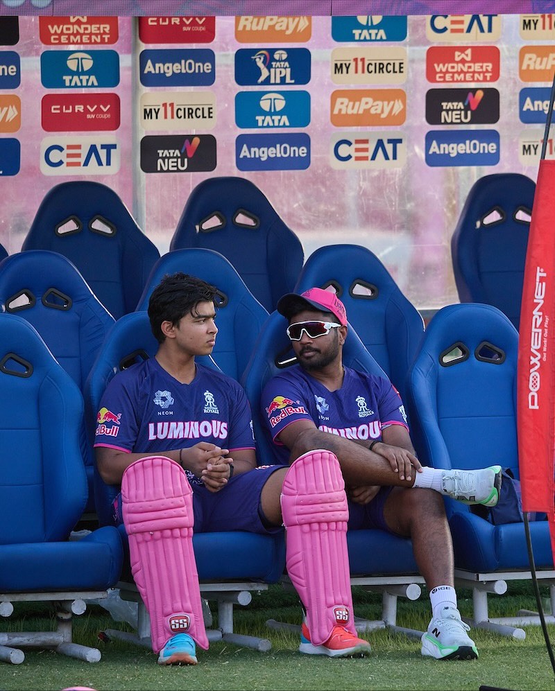 Vaibhav Suryavanshi and Sanju Samson