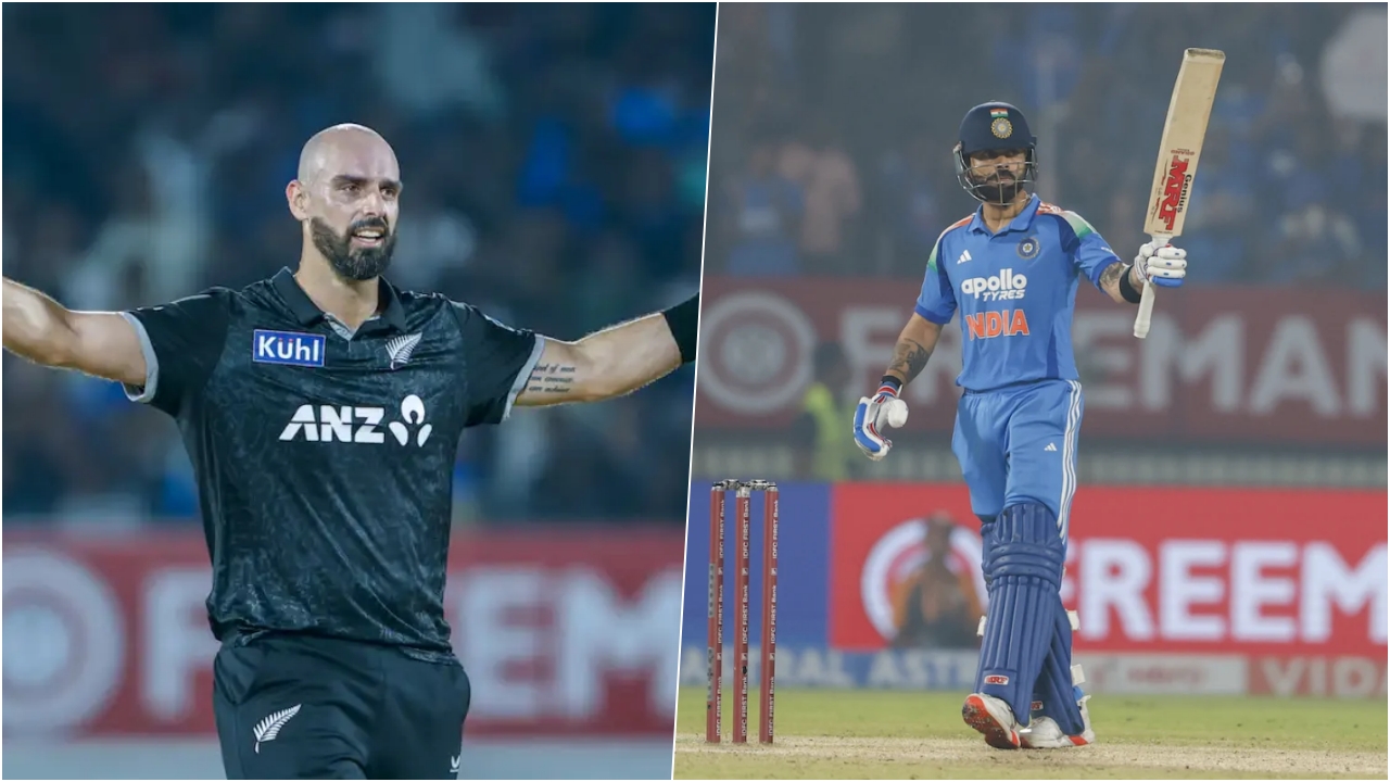 Daryl Mitchell And Virat Kohli