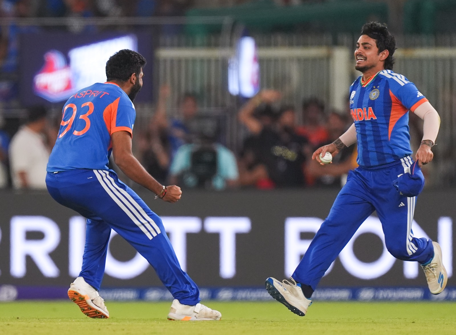 Jasprit Bumrah and Ishan Kishan