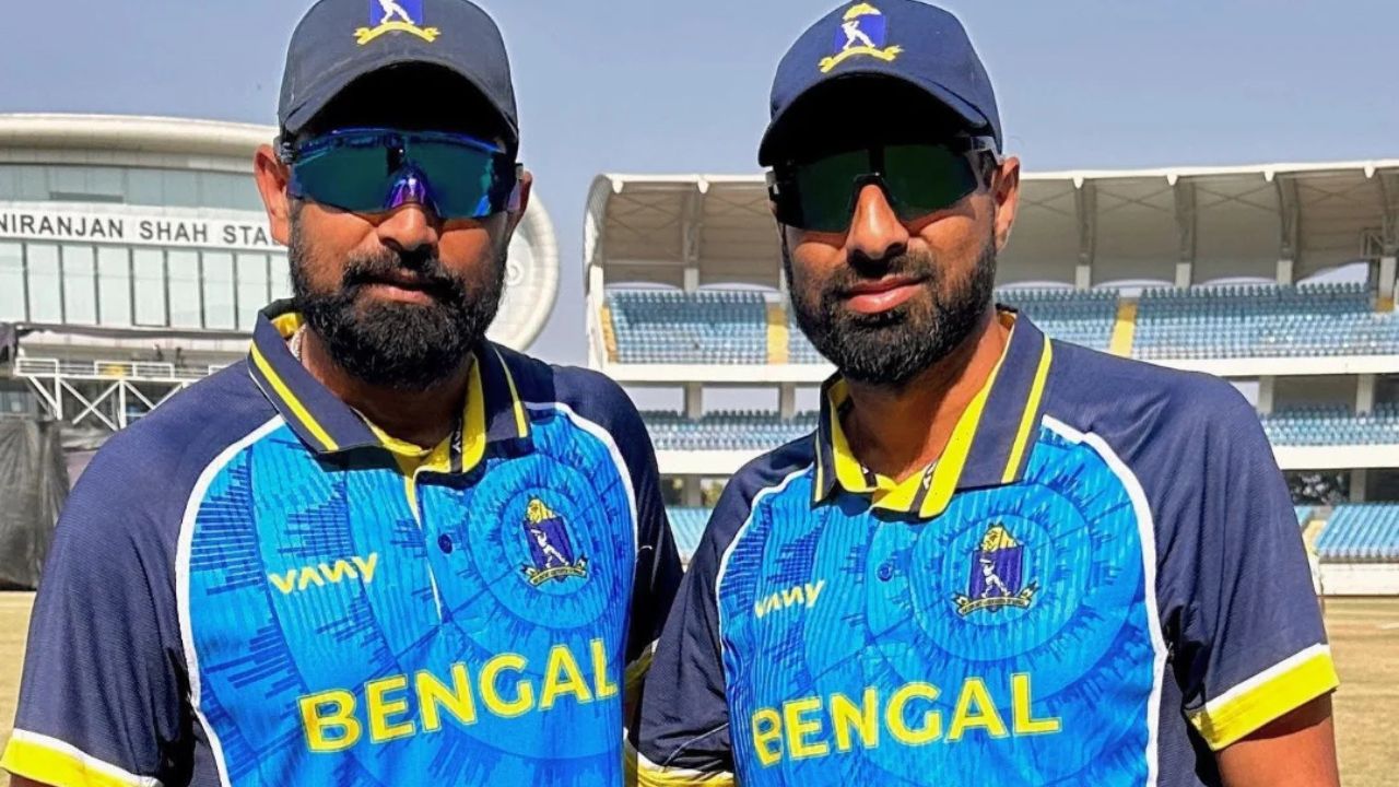 Mohammed Shami and his younger brother Mohammed Kaif