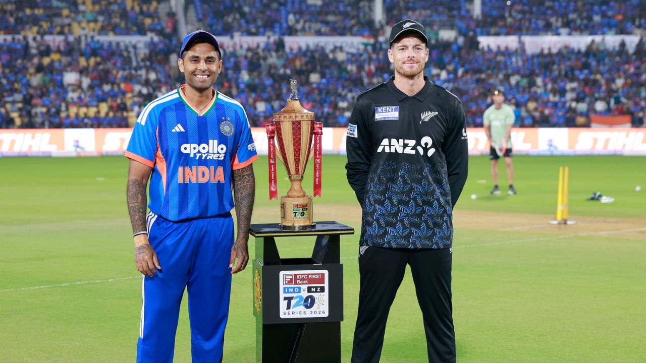 Suryakumar Yadav and Mitchell Santner