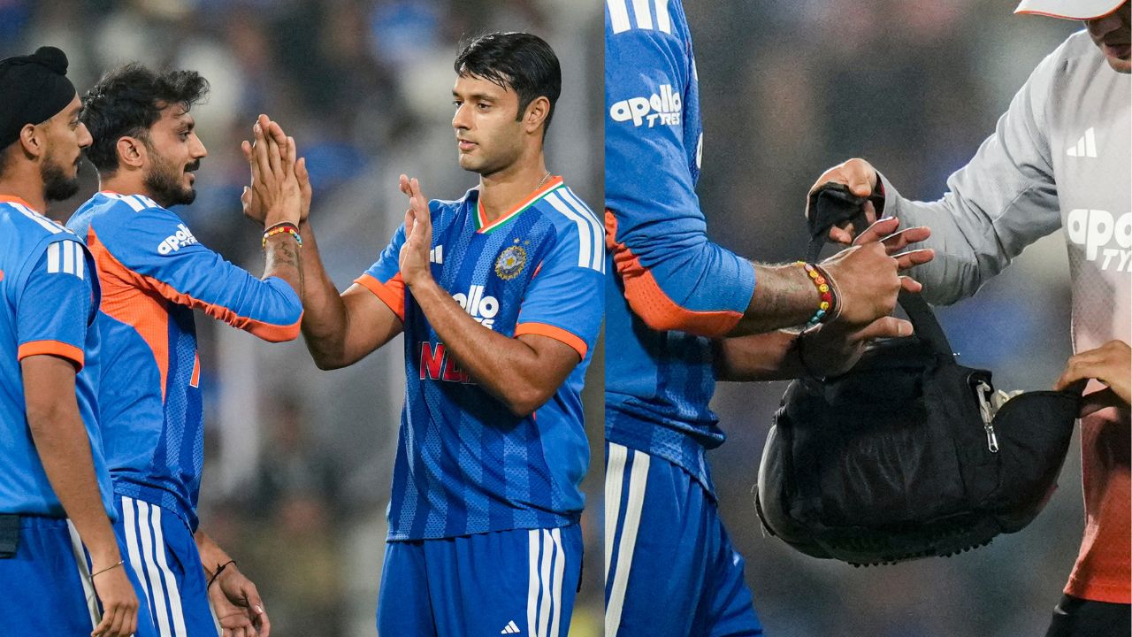 Team India Star Allrounder Axar Patel get Injured in IND vs NZ 1st T20I