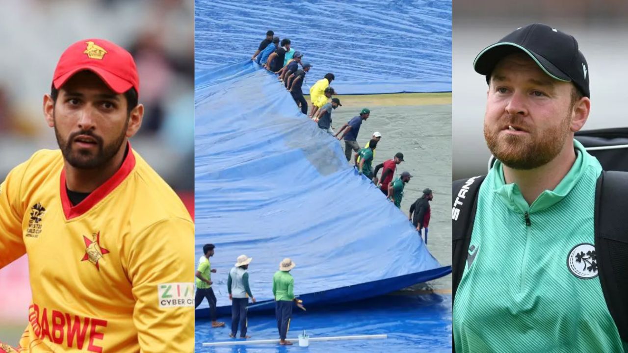 ZIM vs IRE Match abandoned due to rain 