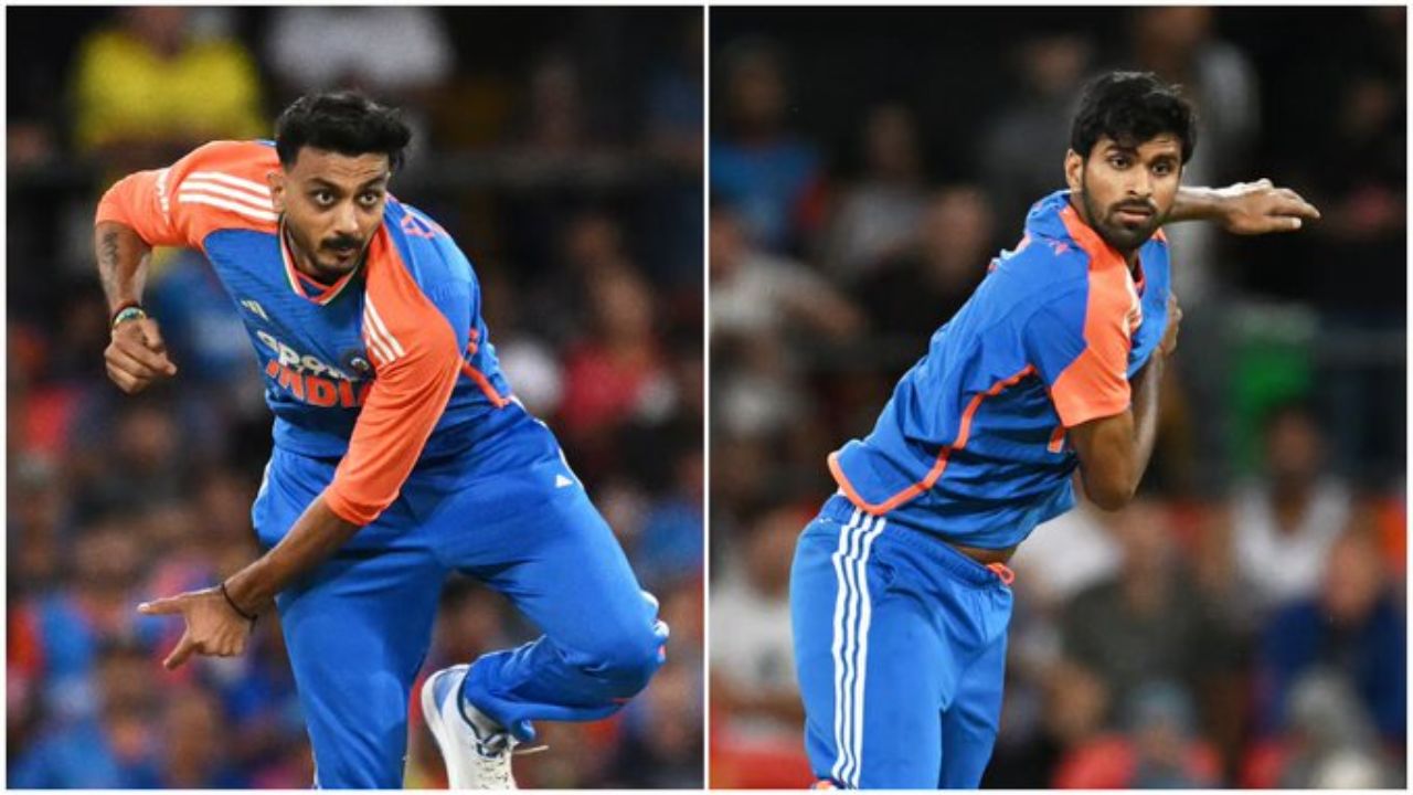Axar Patel and Washington Sundar