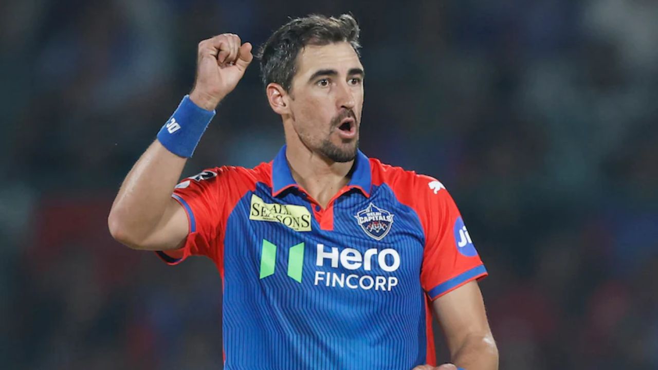 Delhi Capitals Pacer Mitchell Starc get angry