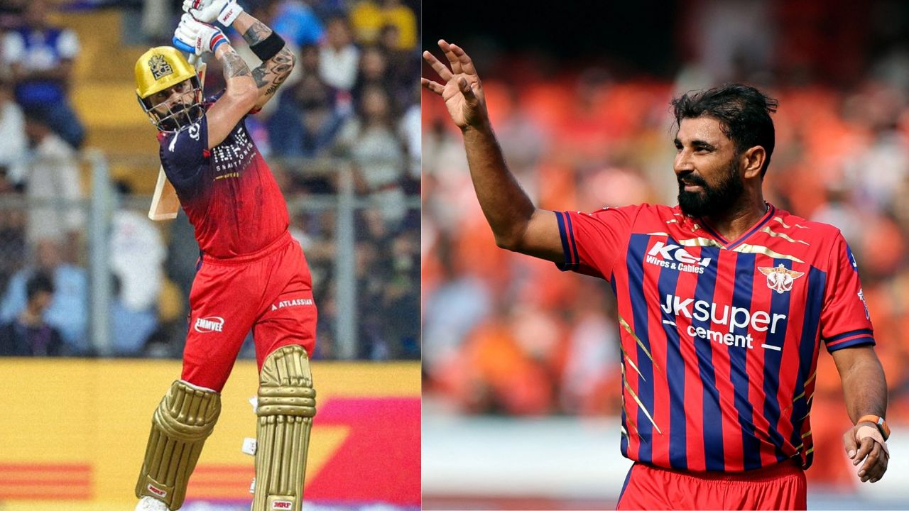 RCB vs LSG: Kohli vs Shami