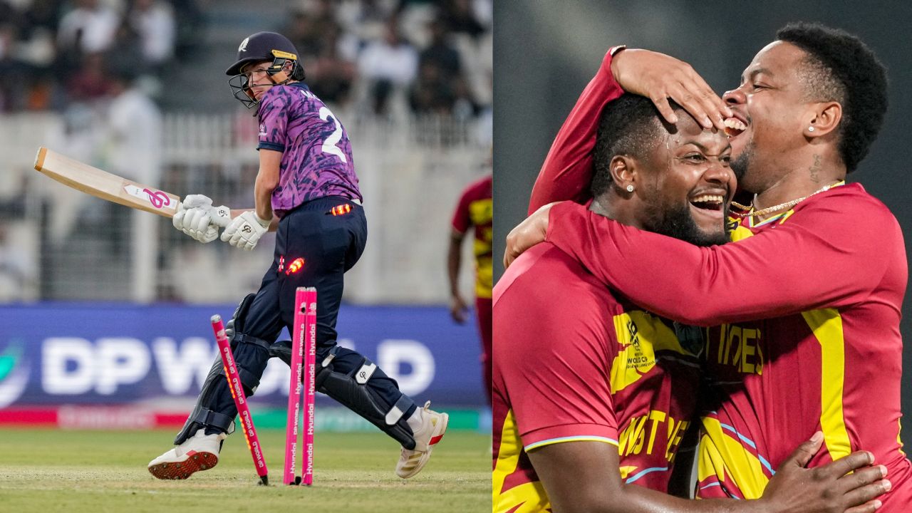 WI vs SCO West indies beat Scotland by 35 runs