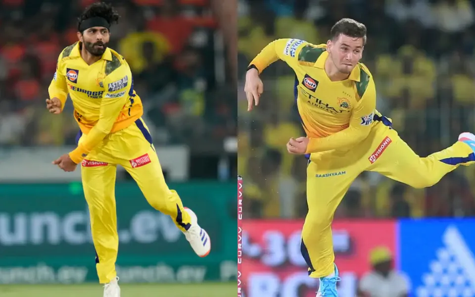  Ravindra Jadeja And Noor Ahmad