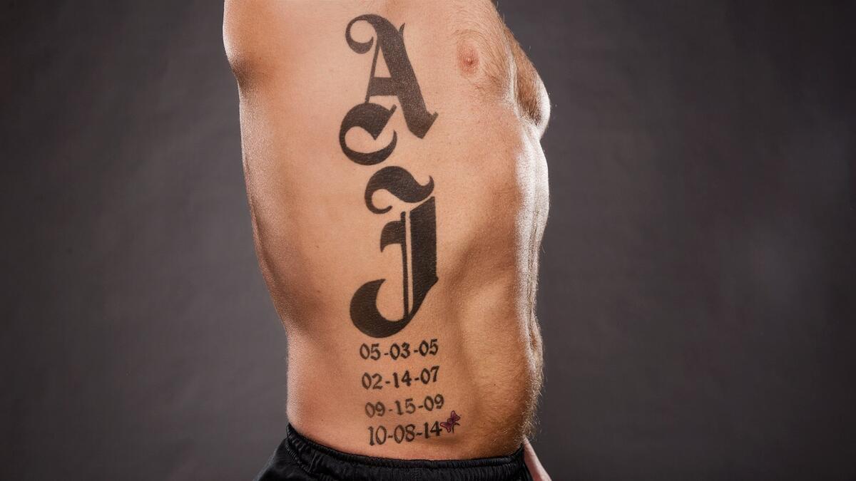 AJ Styles Tattoo Design
