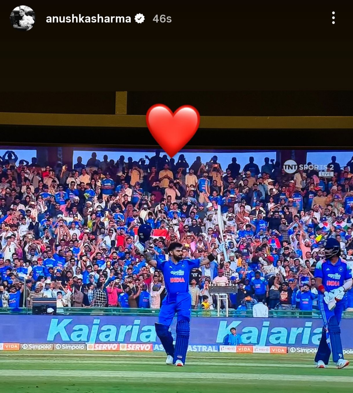 Anushka S Instagram Story