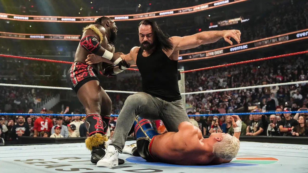 Drew McIntyre Cody Rhodes Oba Femi
