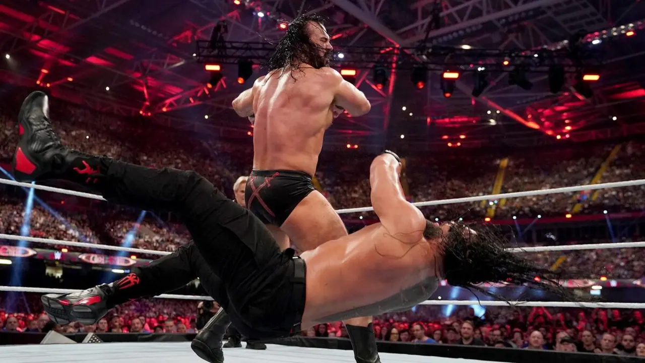 Drew McIntyre Roman Reigns Clash At The Castle 2022
