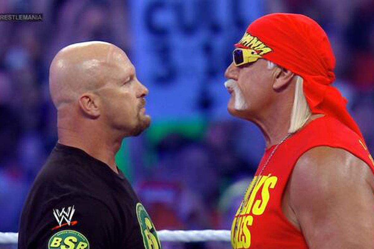 Steve Austin Hulk Hogan