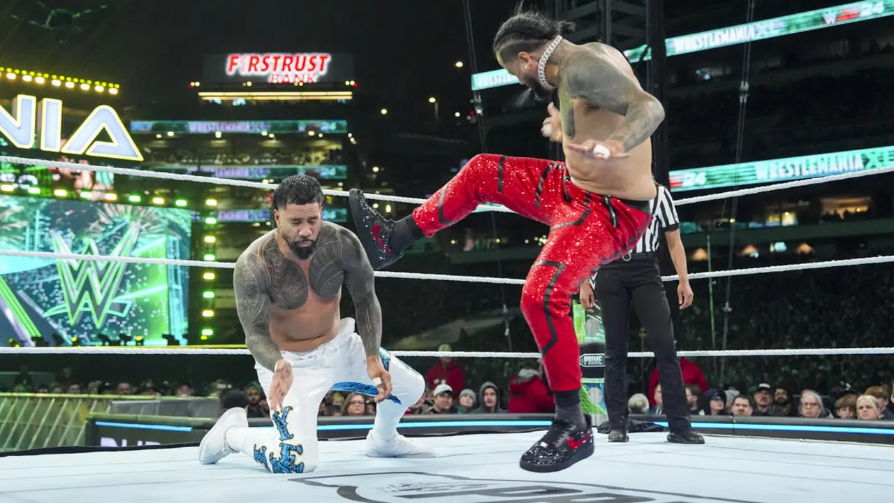Jimmy Uso Jey Uso WrestleMania XL