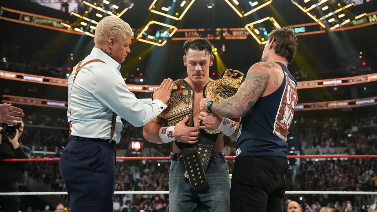 John Cena Farewell with CM Punk and Cody Rhodes