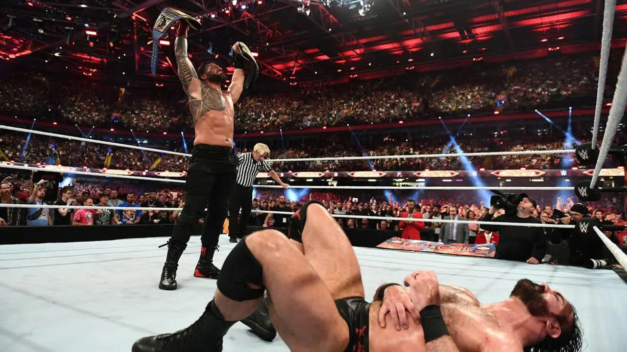 Roman Reigns Drew McIntyre Clash At The Castle 2022